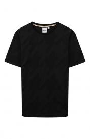 Хлопковая футболка BOSS