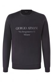 Хлопковый свитшот Giorgio Armani