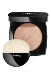 Мерцающая пудра-хайлайтер Poudre Lumiere, оттенок Warm Gold 19 Chanel