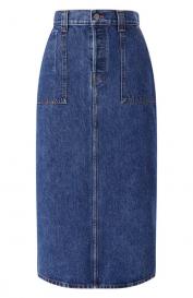 Джинсовая юбка Khaite