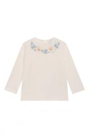 Хлопковый лонгслив Monnalisa