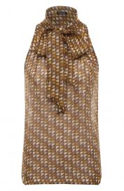 Топ изо льна и шелка KITON