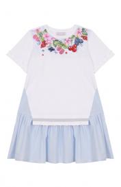 Хлопковое платье Monnalisa