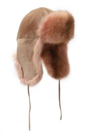 Меховая шапка-ушанка Селин из норки и соболя FurLand