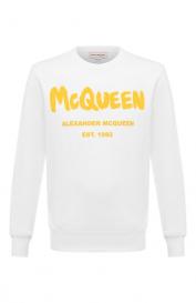 Хлопковый свитшот Alexander McQueen