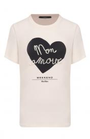 Хлопковая футболка Weekend Max Mara