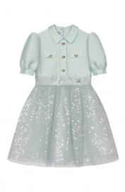 Хлопковое платье ELIE SAAB JUNIOR