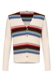 Кардиган из хлопка и шерсти Dries Van Noten