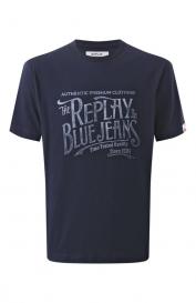 Хлопковая футболка Replay