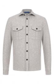 Рубашка из шерсти и кашемира ANDREA CAMPAGNA