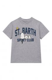 Хлопковая футболка MC2 Saint Barth