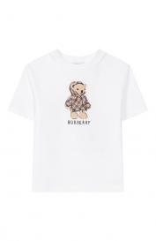 Хлопковая футболка Burberry