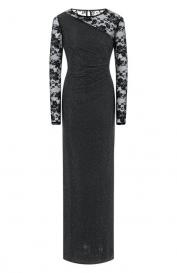 Платье с отделкой стразами SELF-PORTRAIT