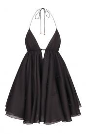 Платье изо льна и шелка YVON