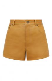 Кожаные шорты Saint Laurent