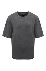 Хлопковая футболка Boss Orange