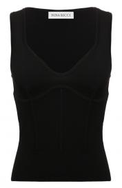 Топ из вискозы и хлопка Nina Ricci