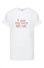 Хлопковая футболка SEVEN LAB