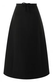 Юбка из шерсти и шелка Valentino