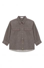Джинсовая рубашка Brunello Cucinelli