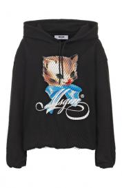 Хлопковое худи MSGM