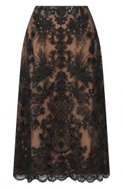 Юбка из шелка и вискозы Elie Saab