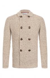 Кардиган из шерсти и шелка Brunello Cucinelli