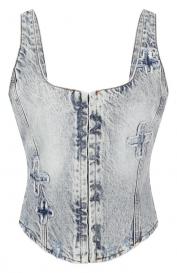 Джинсовый топ-корсет Ksubi