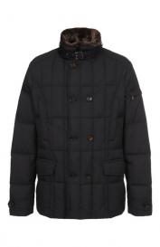 Пуховик Siro-KM с отделкой из овчины Moorer