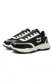 Комбинированные кроссовки KARL LAGERFELD KIDS