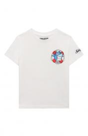 Хлопковая футболка MC2 Saint Barth