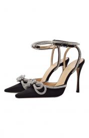 Текстильные туфли Double Bow 110 MACH & MACH