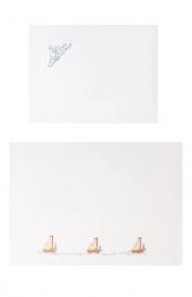 Комплект из хлопковой простыни и наволочки Loretta Caponi