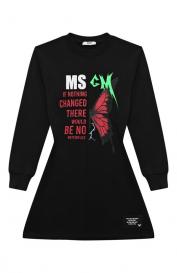 Хлопковое платье MSGM Kids
