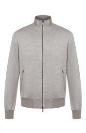 Толстовка из хлопка и шелка CAPOBIANCO