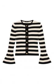 Кардиган из шерсти и хлопка Balmain