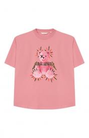 Хлопковая футболка Palm Angels