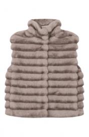 Жилет из экомеха Monnalisa