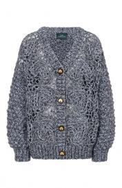 Кардиган из мохера и хлопка AKHMADULLINA