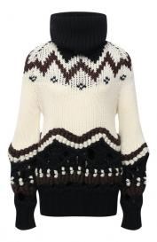 Шерстяной свитер Sacai