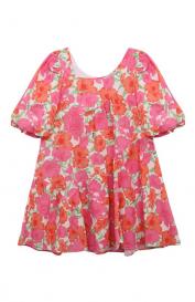 Хлопковое платье MSGM Kids