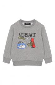 Хлопковый свитшот Versace