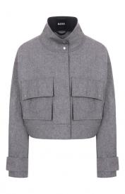 Куртка из шерсти и лиоцелла BOSS