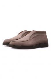 Замшевые ботинки Detroit Santoni