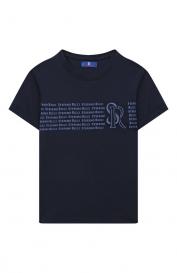 Хлопковая футболка Stefano Ricci Junior