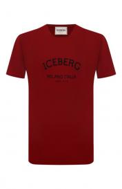 Хлопковая футболка Iceberg