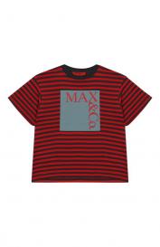 Хлопковая футболка Max&Co