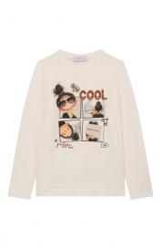 Хлопковый лонгслив Monnalisa