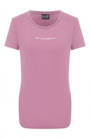 Хлопковая футболка Ea7