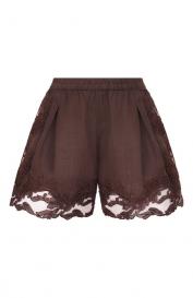 Шорты изо льна и вискозы MAURIZIO